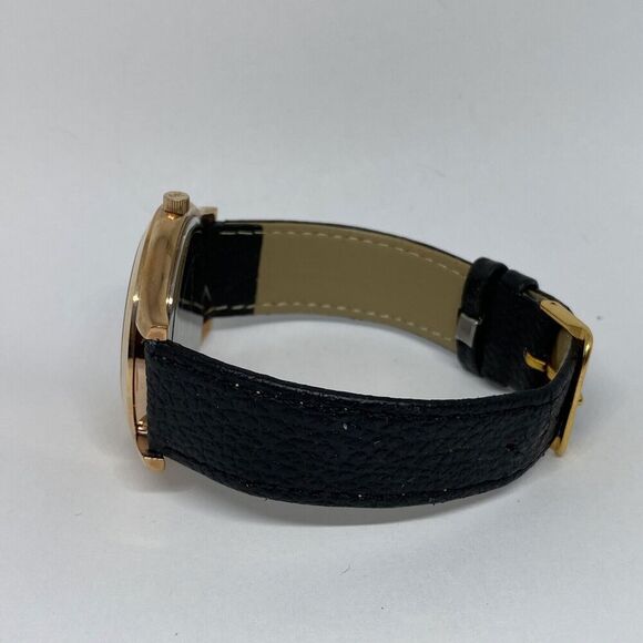 Michael Kors Runway MK3197 Unisex Black Leather Analog Dial Quartz Watch JK427 - Picture 9 of 12